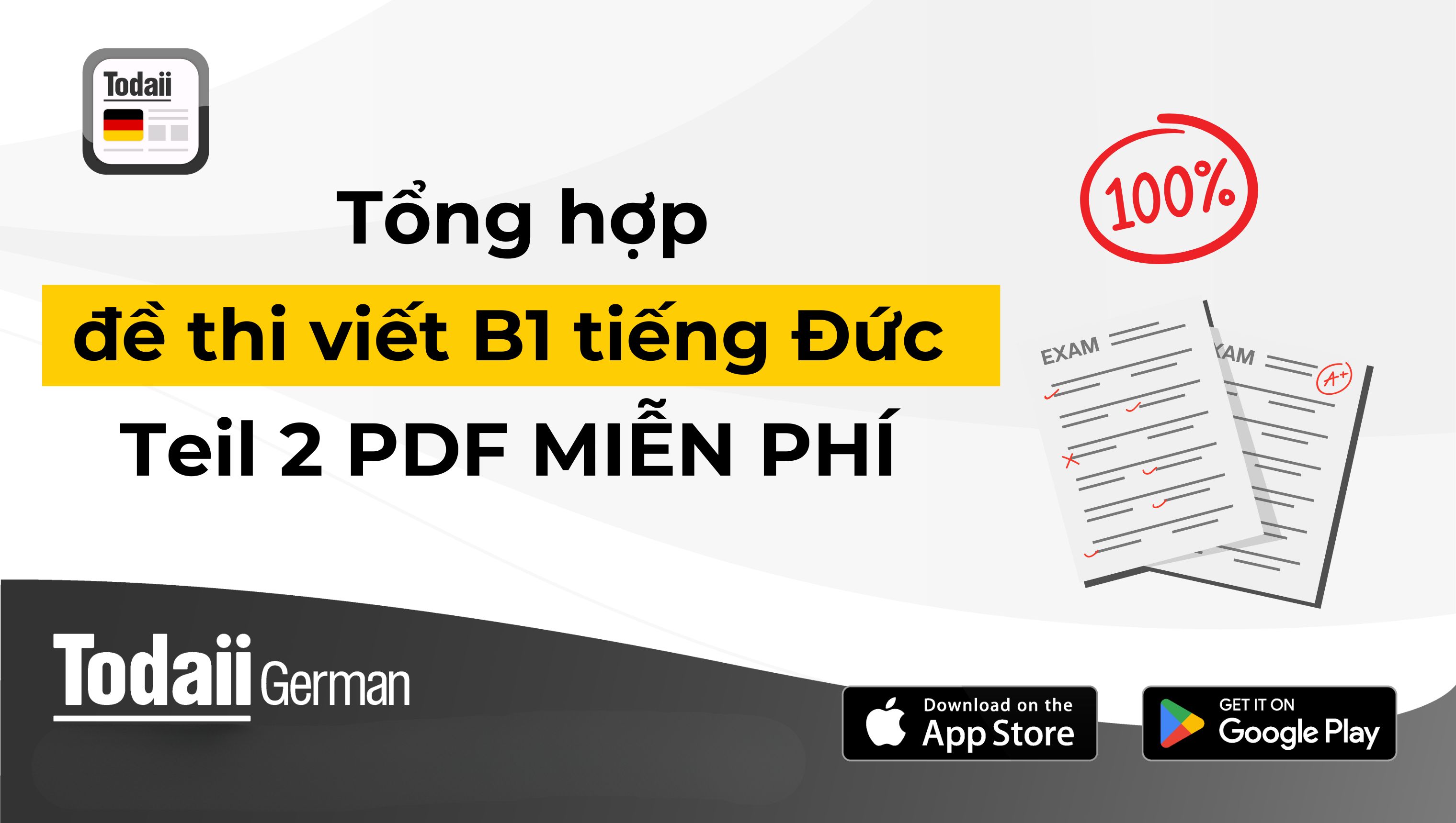 Tổng hợp đề thi viết B1 tiếng Đức Teil 2 PDF MIỄN PHÍ