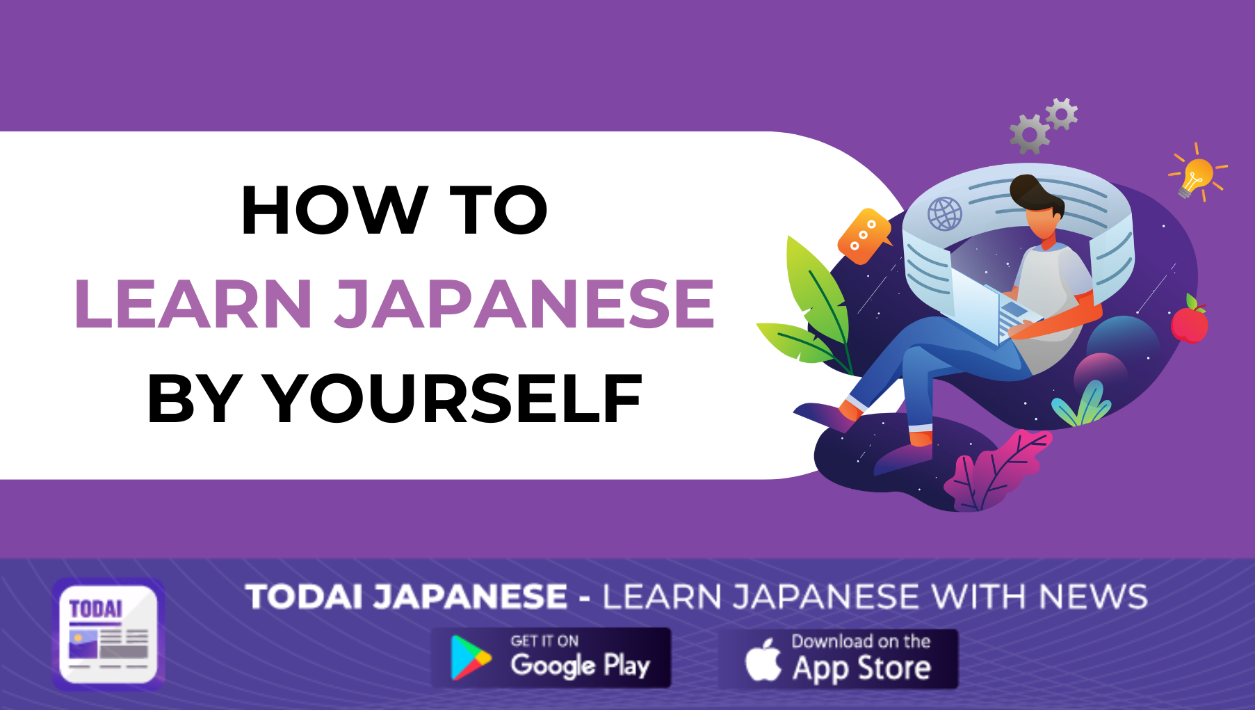 How to learn Japanese by yourself? 
